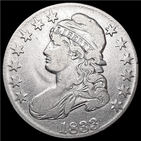 1833 O - 106 Capped Bust Half Dollar NICELY CIRCUL