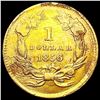 Image 2 : 1856 Slant 5 Rare Gold Dollar CLOSELY UNCIRCULATED