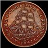 Image 1 : 1841 Daniel Webster Hard Times Token CLOSELY UNCIR
