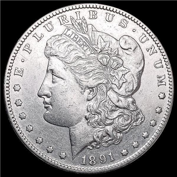 1891-S Morgan Silver Dollar CLOSELY UNCIRCULATED
