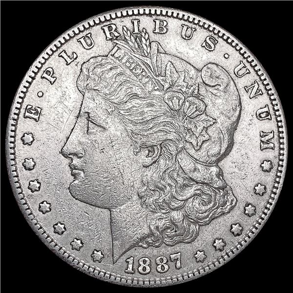 1887-S Morgan Silver Dollar NEARLY UNCIRCULATED