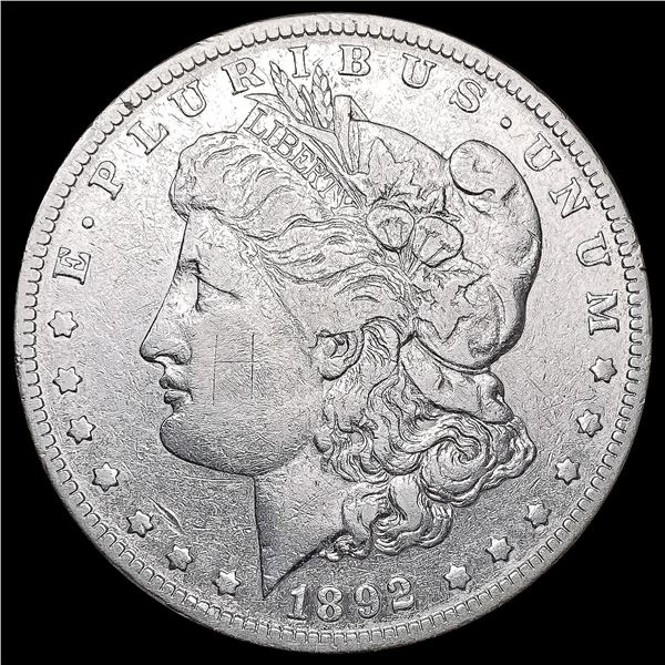 1892-S Morgan Silver Dollar NEARLY UNCIRCULATED