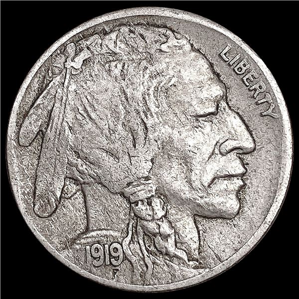 1919-D Buffalo Nickel CLOSELY UNCIRCULATED