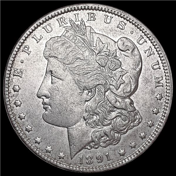 1891-CC Morgan Silver Dollar CLOSELY UNCIRCULATED
