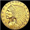 Image 1 : 1910 $2.50 Gold Quarter Eagle CLOSELY UNCIRCULATED