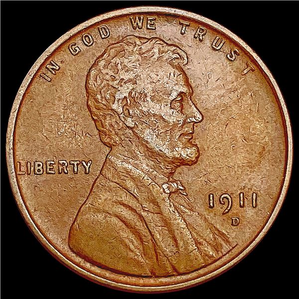 1911-D Wheat Cent CHOICE AU