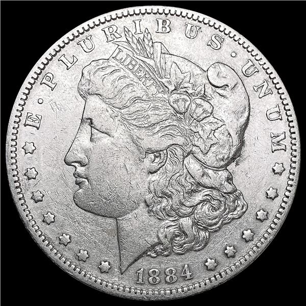 1884-S Morgan Silver Dollar NEARLY UNCIRCULATED