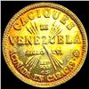 Image 2 : Venezuela Cayaurima 2.5gr Gold Coin UNCIRCULATED