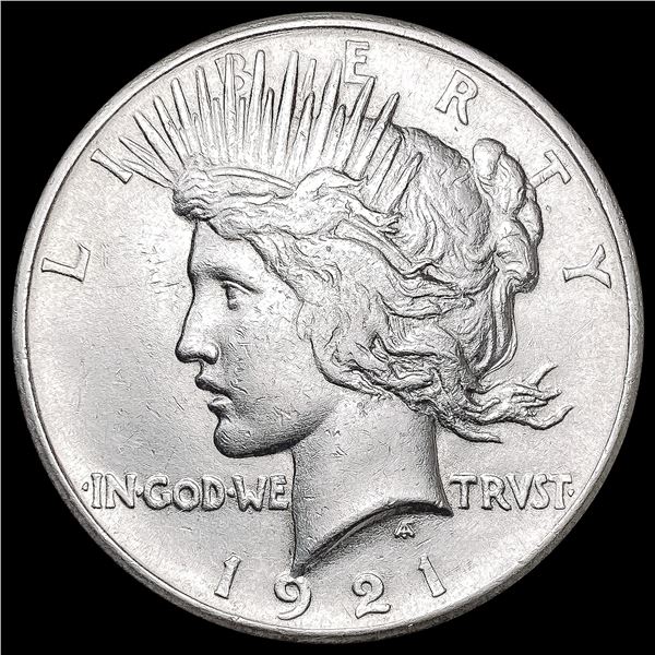 1921 Silver Peace Dollar ABOUT UNCIRCULATED