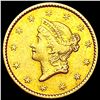 Image 1 : 1850 Rare Gold Dollar CLOSELY UNCIRCULATED