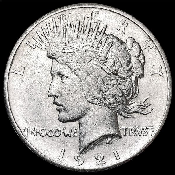 1921 Silver Peace Dollar NEARLY UNCIRCULATED