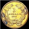 Image 2 : 1862 Rare Gold Dollar HIGH GRADE