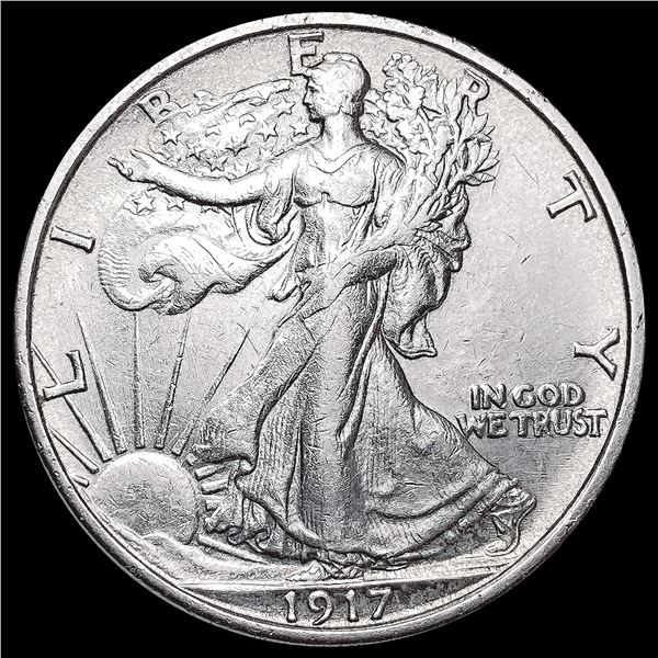 1917-S Walking Liberty Half Dollar LIGHTLY CIRCULA
