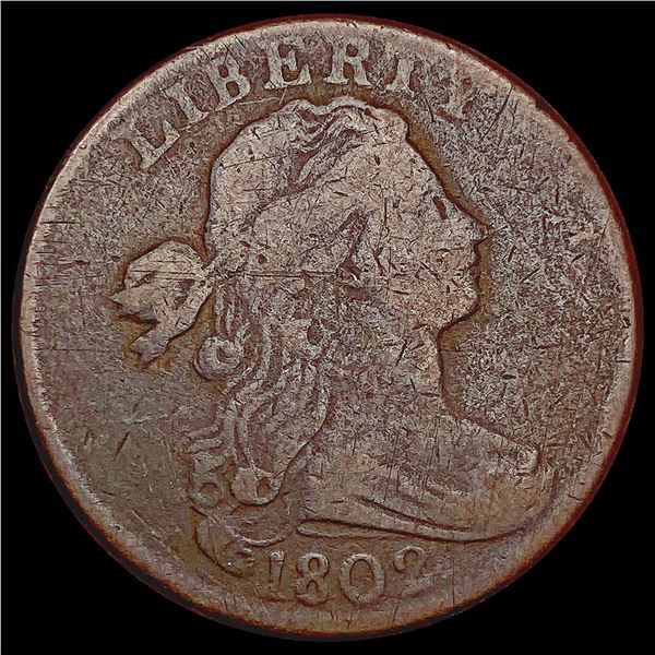 1802 Draped Bust Large Cent NICELY CIRCULATED