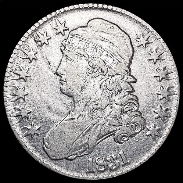 1831 O -108 Capped Bust Half Dollar NEARLY UNCIRCU