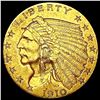 Image 1 : 1910 $2.50 Gold Quarter Eagle CLOSELY UNCIRCULATED