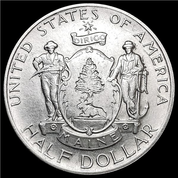 1920 Maine Half Dollar CLOSELY UNCIRCULATED