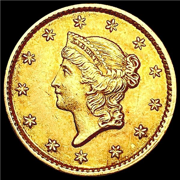 1853 Rare Gold Dollar CLOSELY UNCIRCULATED