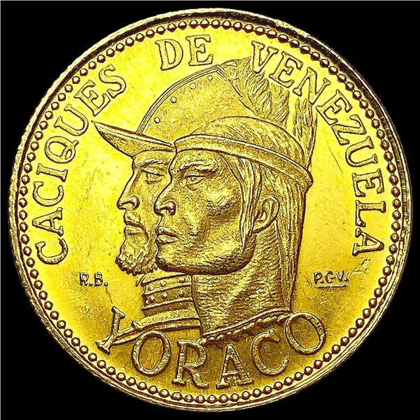 Venezuela Yoraco 2.5gr Gold Coin UNCIRCULATED