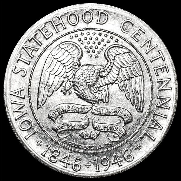 1946 Iowa Half Dollar GEM BU