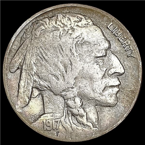 1917-D Buffalo Nickel CHOICE AU