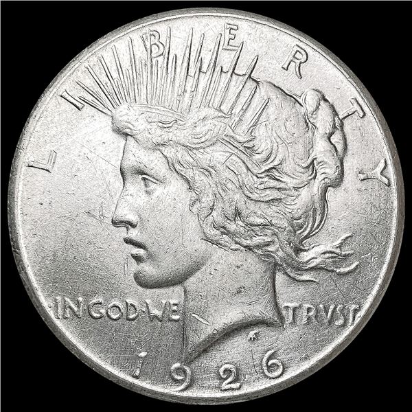 1926 Silver Peace Dollar NEARLY UNCIRCULATED