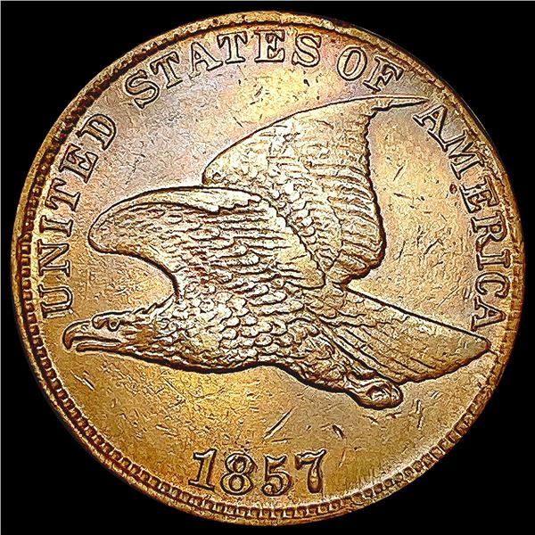 1857 Flying Eagle Cent CLOSELY UNCIRCULATED