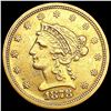 Image 1 : 1878-S $2.50 Gold Quarter Eagle CLOSELY UNCIRCULAT