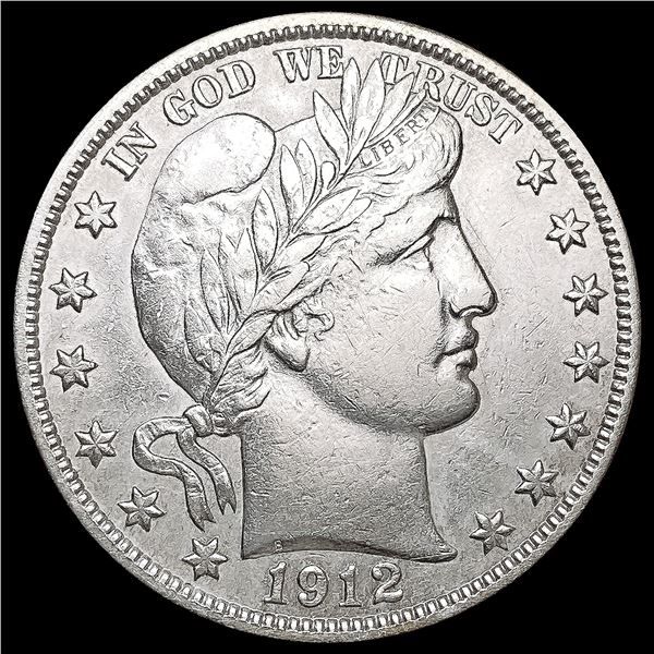 1912-S Barber Half Dollar CLOSELY UNCIRCULATED