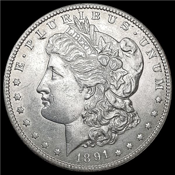 1891-S Morgan Silver Dollar CLOSELY UNCIRCULATED