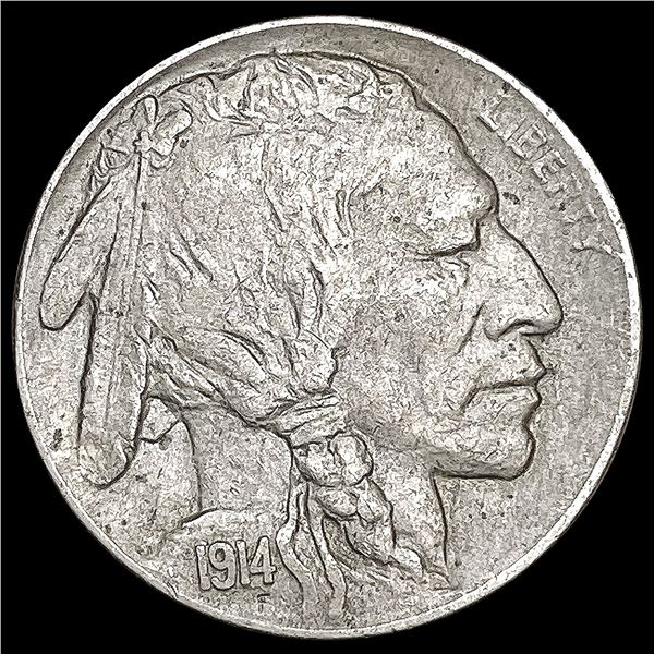 1914-D Buffalo Nickel CLOSELY UNCIRCULATED