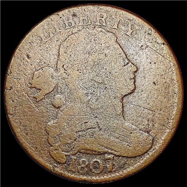 1807 Lg 7 Draped Bust Large Cent NICELY CIRCULATED