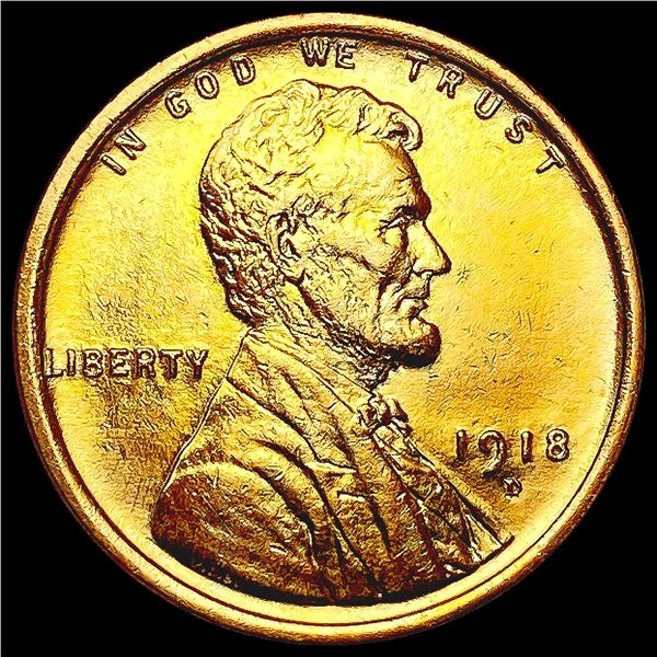 1918-D Wheat Cent CLOSELY UNCIRCULATED
