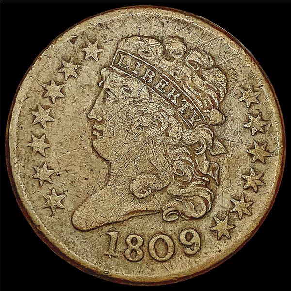 1809 / 8 Classic Head Half Cent NICELY CIRCULATED