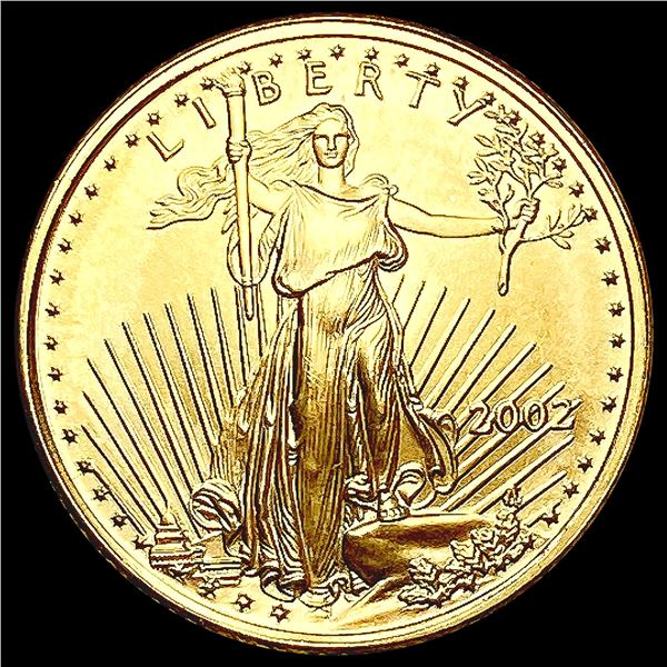 2002 US 1/10oz Gold $5 Eagle SUPERB GEM BU