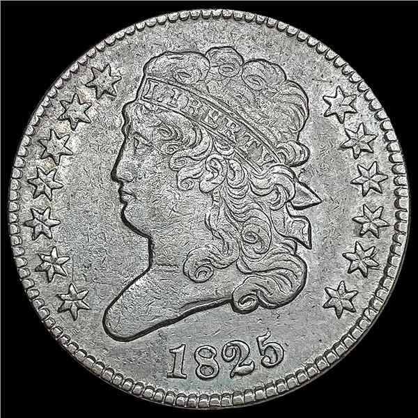 1825 Classic Head Half Cent CLOSELY UNCIRCULATED