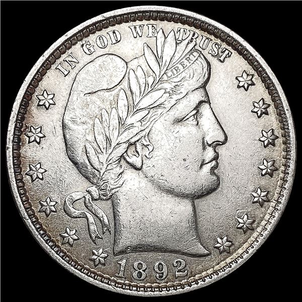 1892 Barber Quarter CLOSELY UNCIRCULATED