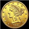 Image 1 : 1881 $5 Gold Half Eagle UNCIRCULATED
