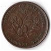 1856 Province of Nova Scotia Half Penny Token