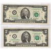 TWO USA Two Dollar Bills 2003 and 2017