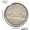 Image 1 : 1961 Canada Silver Dollar