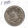 1940 Canada 50 Cent Coin