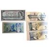 FIVE Five Dollar Bills 1954, 1986,