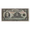Image 1 : 1935 Bank of Canada One Dollar Bill , English A