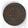 Image 2 : 1813 Canadian One Penny Token "Trade & Navigation Preferable To Paper"