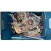 Image 1 : TOTE FULL OF ASSORTED CHARGING CABLES AND CORDS