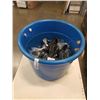 Image 1 : TUB OF NEW LEATHER BIKER HEADWRAP RETAIL $14.99 EACH APPROX 30 TOTAL