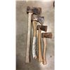 Image 2 : LOT OF 9 AXES, SOME HANDLES ROUGH