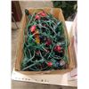 Image 2 : LOT OF VINTAGE C9 CHRITMAS LIGHTS , 10 STRINGS TOTAL 20 FT EACH, WORKING