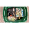 Image 1 : TOTE OF POWER TOOLS INCLUDING SANDERS, ELECTRIC GLUE GUN ETC